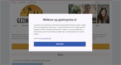 Desktop Screenshot of gezinopreis.nl