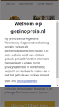 Mobile Screenshot of gezinopreis.nl